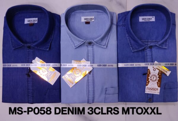 Gen-Den Men Denim Shirts